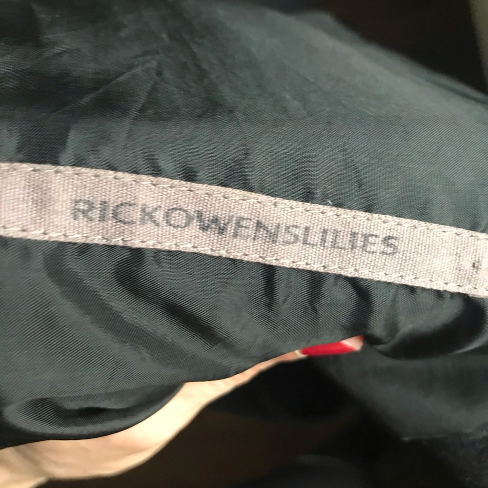 Rick Owens biker leather jacket - Picture 5 of 7